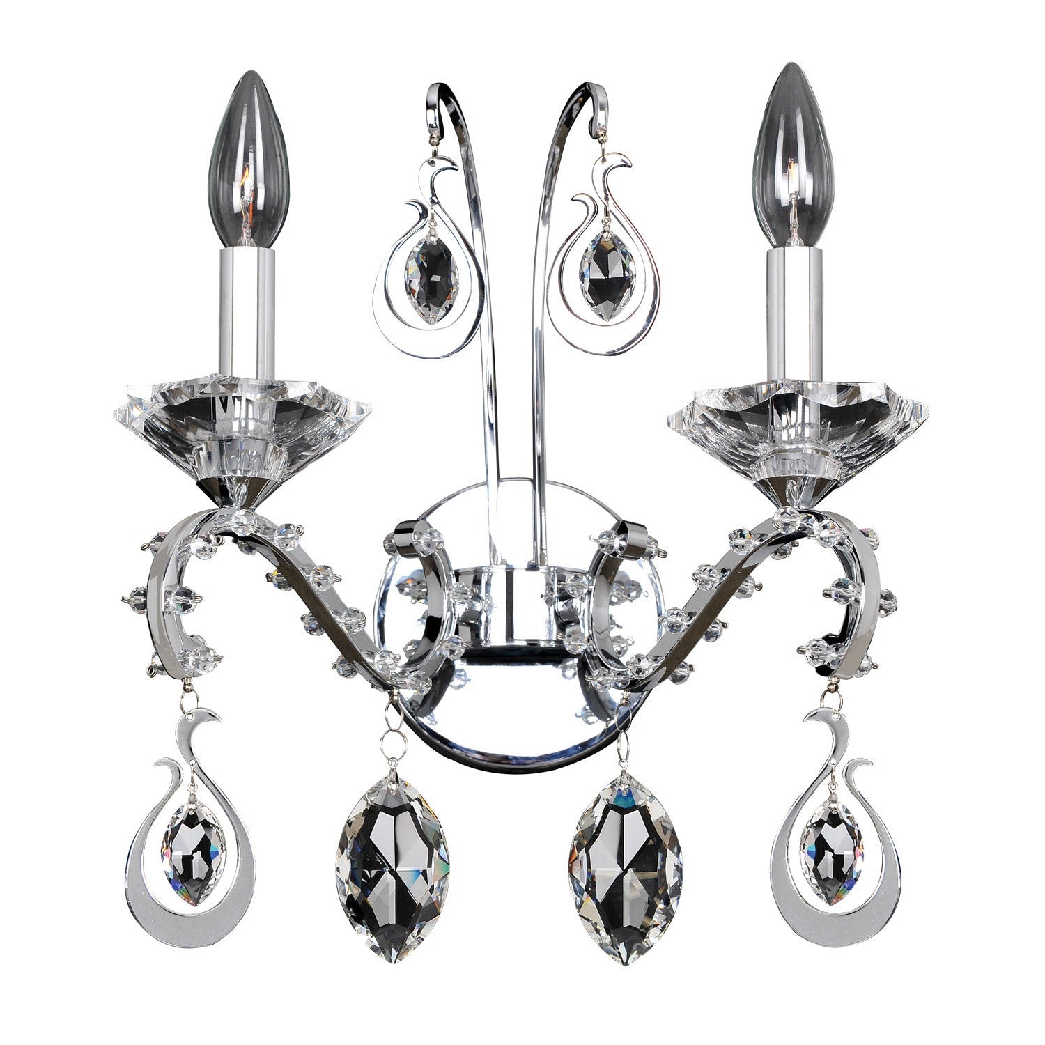 Allegri - 023520-010-FR001 - Two Light Wall Bracket - Torreli - Chrome