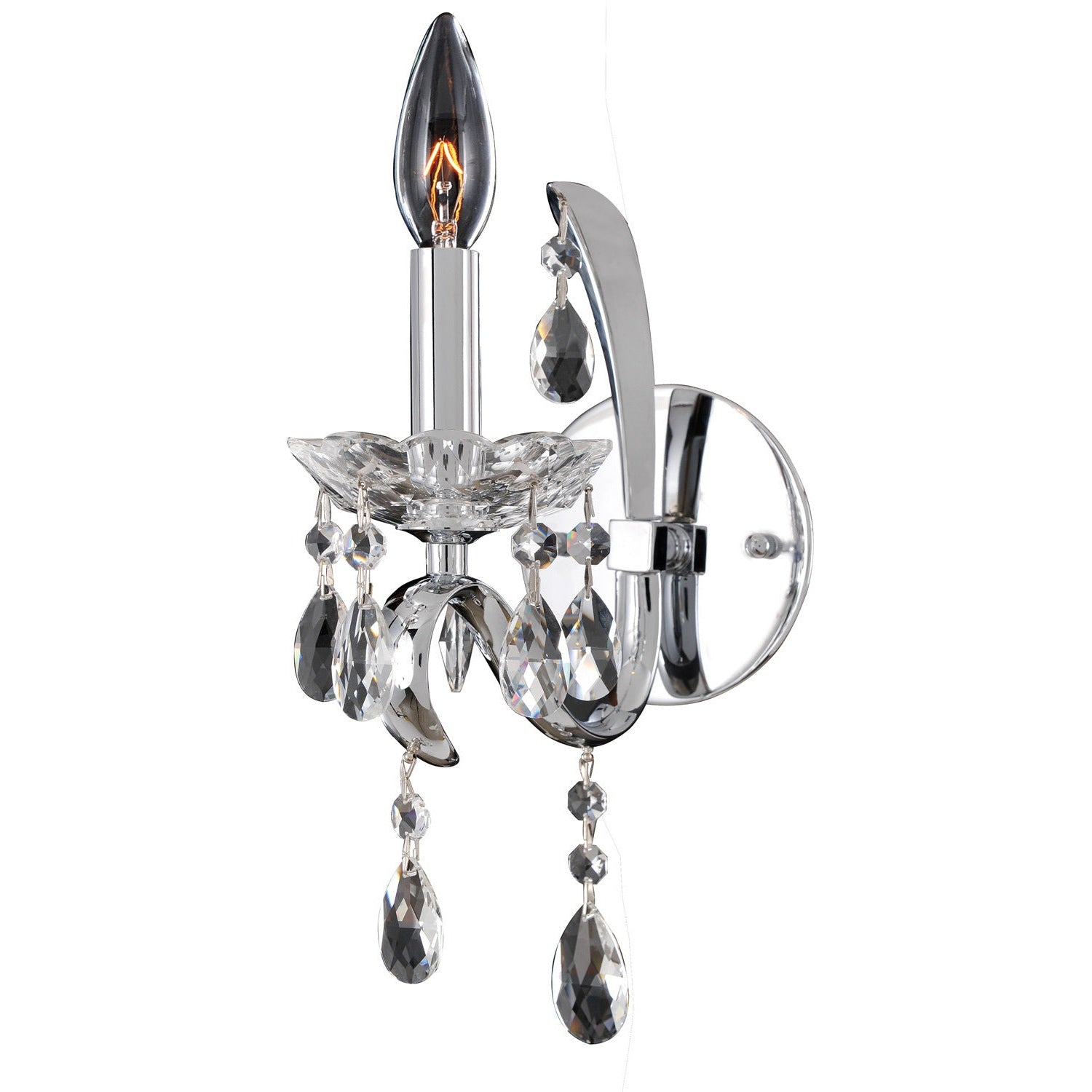 Allegri - 023820-010-FR001 - One Light Wall Bracket - Catalani - Chrome