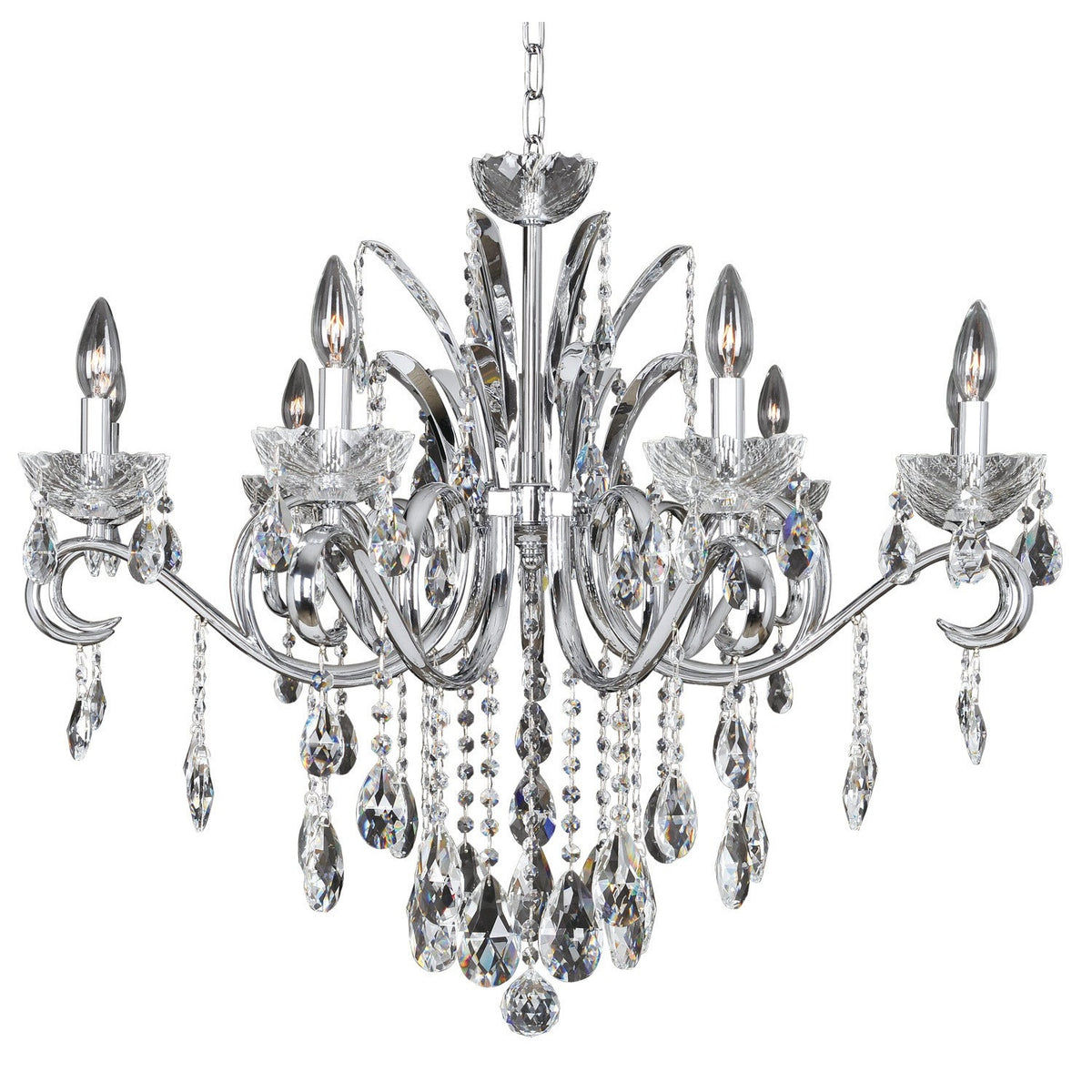Allegri - 023852-010-FR001 - Nine Light Chandelier - Catalani - Chrome