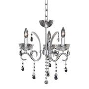 Allegri - 023855-010-FR001 - Three Light Chandelier - Catalani - Chrome