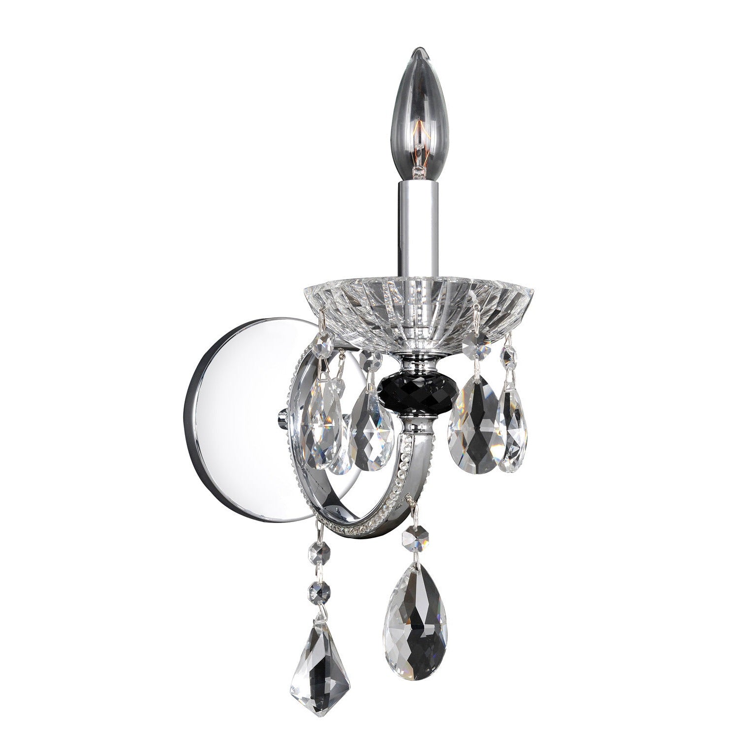 Allegri - 024220-010-FR001 - One Light Wall Bracket - Steffani - Chrome