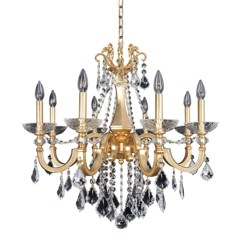 Allegri - 025451-011-FR001 - Eight Light Chandelier - Barret - French Gold