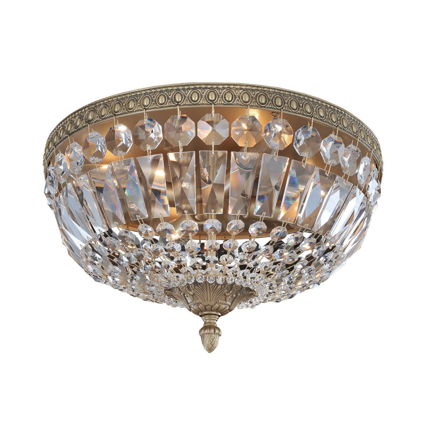 Allegri - 025941-031-FR001 - Four Light Flush Mount - Lemire - Antique Gold