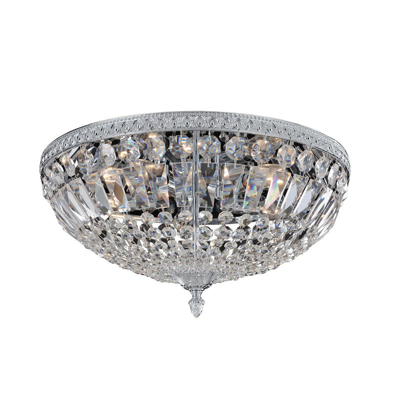 Allegri - 025943-010-FR001 - Five Light Flush Mount - Lemire - Chrome