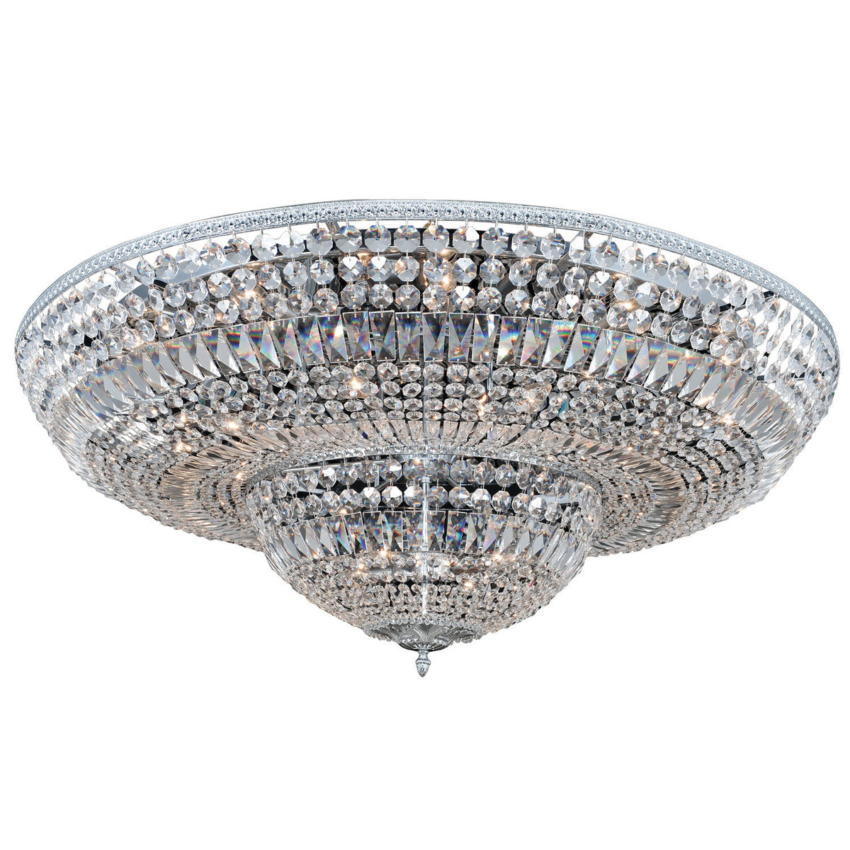 Allegri - 025947-010-FR001 - 24 Light Flush Mount - Lemire - Chrome