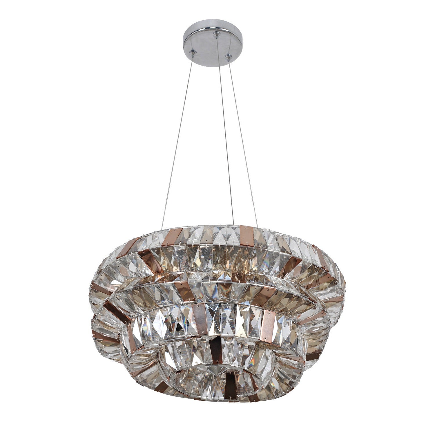 Allegri - 026351-010-FR000 - Six Light Pendant - Gehry - Chrome