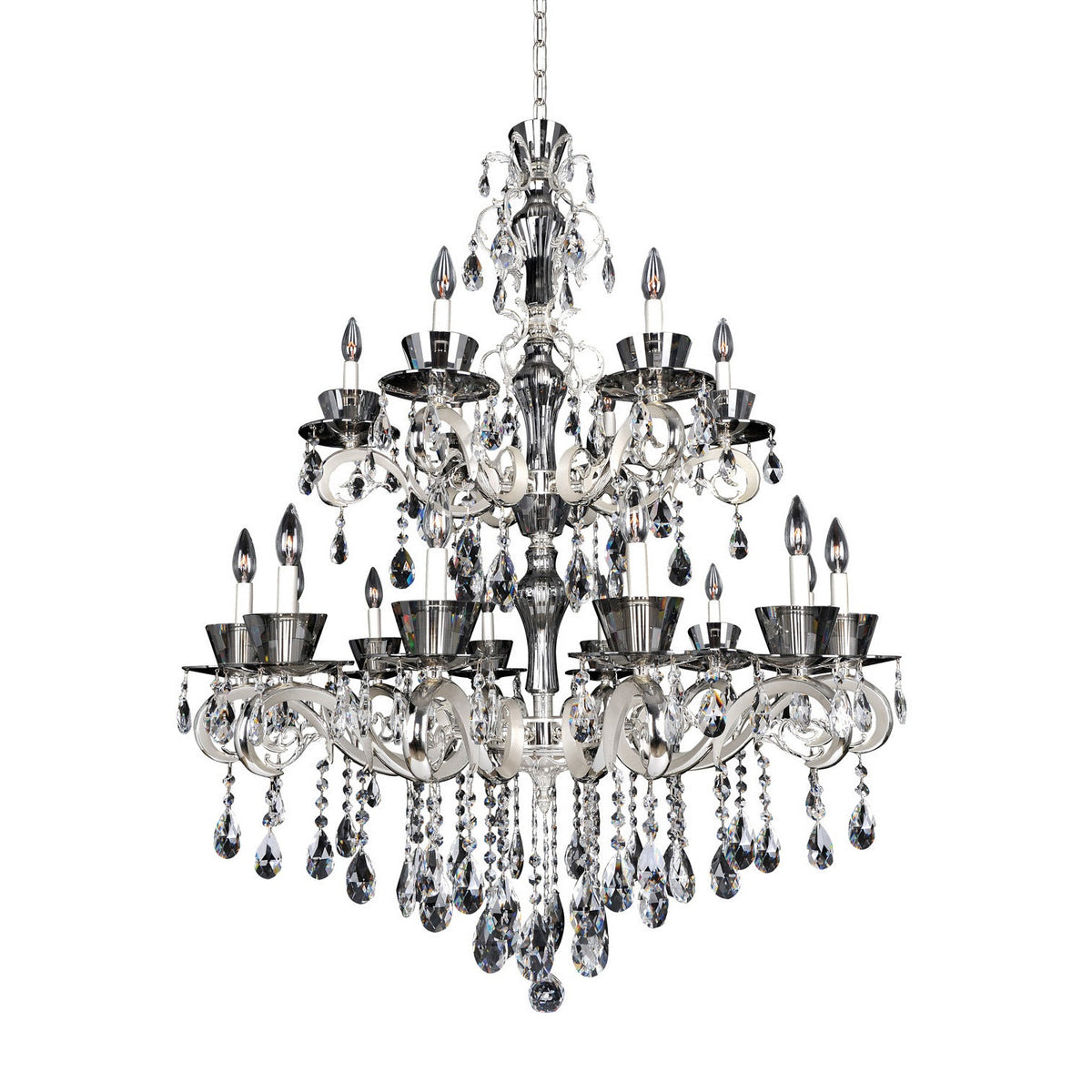Allegri - 10097-017-FR001 - 18 Light Chandelier - Locatelli - Silver