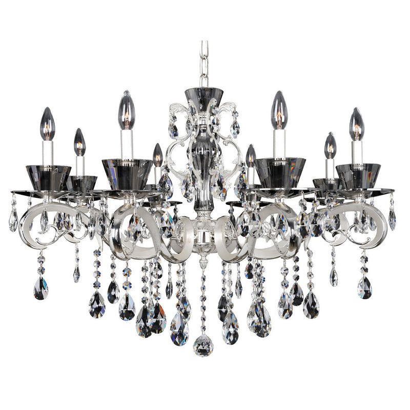 Allegri - 10099-017-FR001 - Eight Light Chandelier - Locatelli - Silver