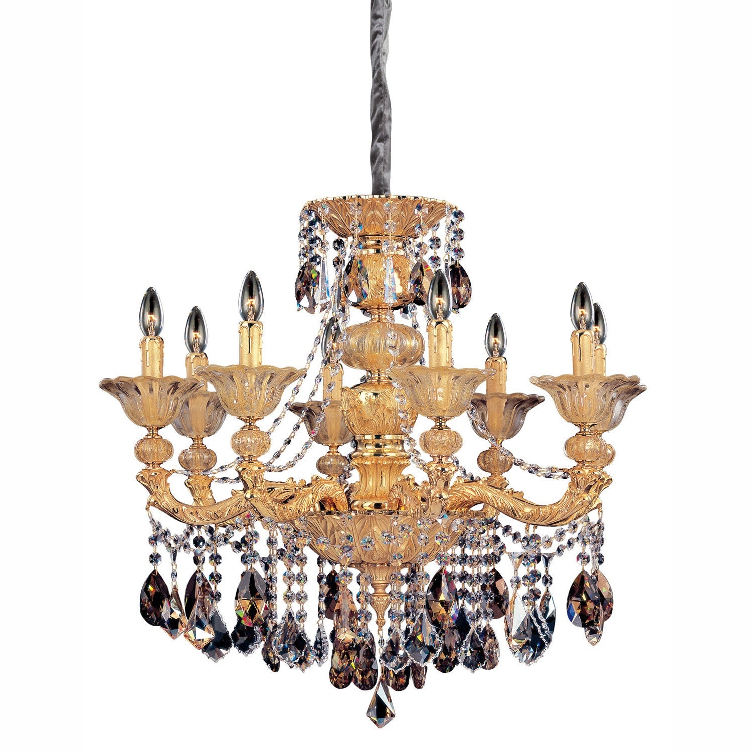 Allegri - 10498-016-FR000 - Eight Light Chandelier - Mendelssohn - Two Tone Gold - 24K