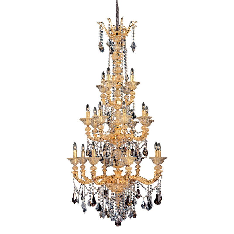 Allegri - 11096-016-FR000 - 20 Light Chandelier - Mendelssohn - Two Tone Gold - 24K