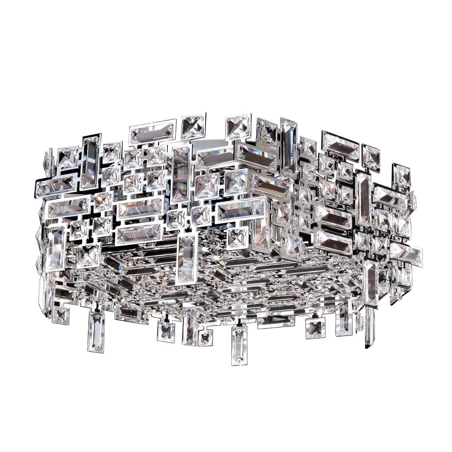 Allegri - 11194-010-FR001 - Six Light Flush Mount - Vermeer - Chrome