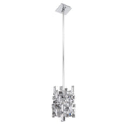 Allegri - 11195-010-FR001 - One Light Mini Pendant - Vermeer - Chrome