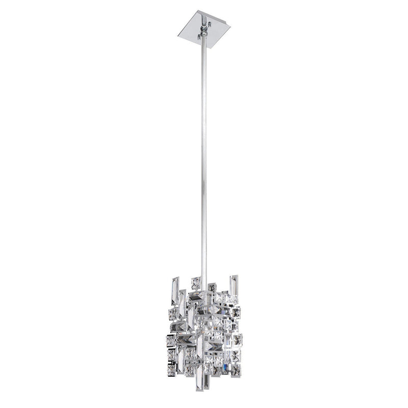 Allegri - 11195-010-FR001 - One Light Mini Pendant - Vermeer - Chrome