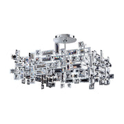 Allegri - 11196-010-SE001 - Eight Light Pendant - Vermeer - Chrome