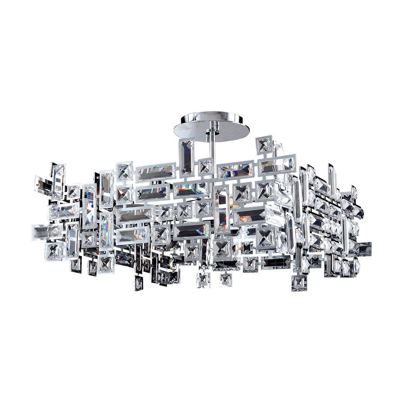 Allegri - 11196-010-SE001 - Eight Light Pendant - Vermeer - Chrome