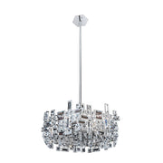 Allegri - 11197-010-FR001 - Six Light Pendant - Vermeer - Chrome