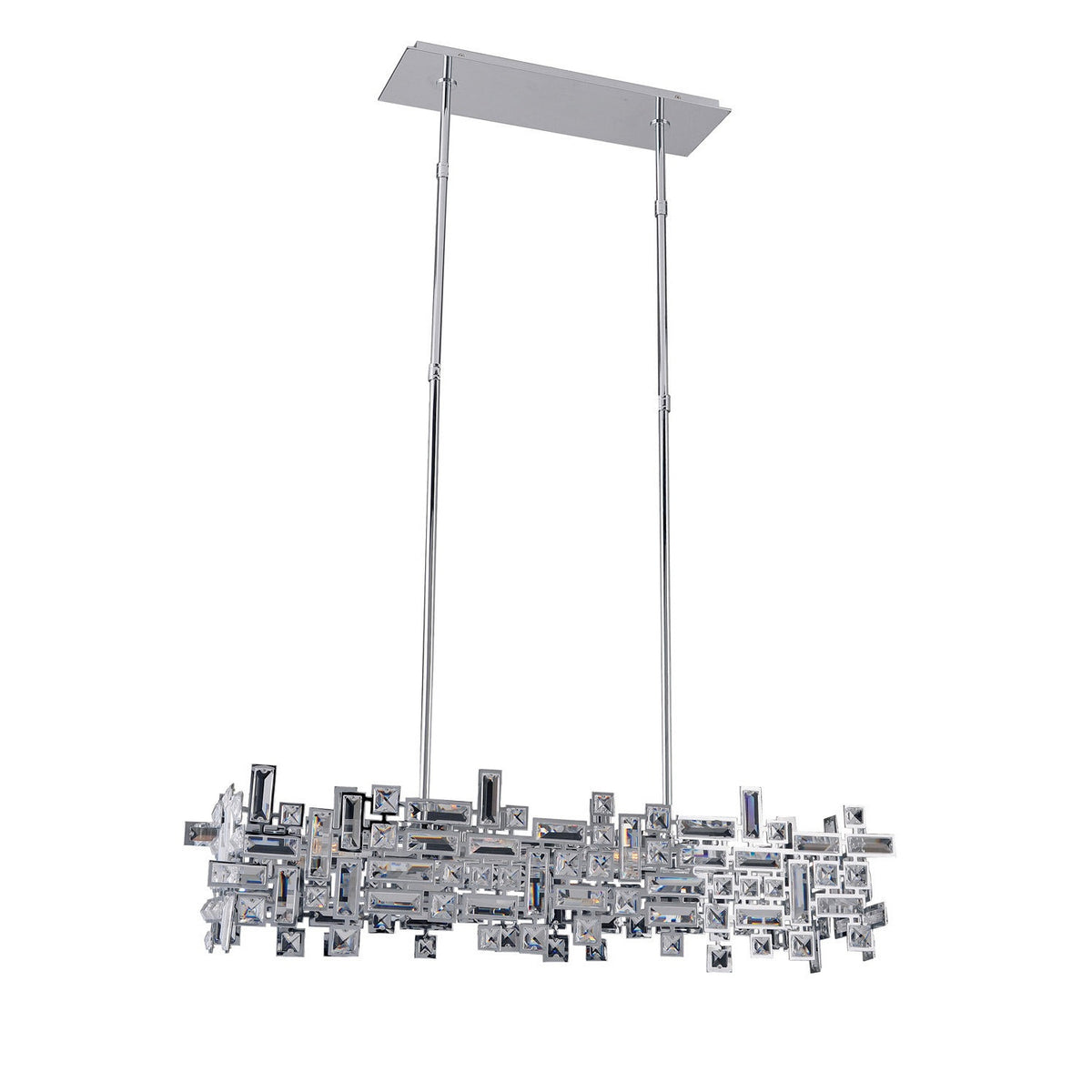 Allegri - 11198-010-SE001 - Six Light Island Pendant - Vermeer - Chrome