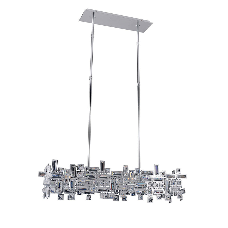 Allegri - 11198-010-SE001 - Six Light Island Pendant - Vermeer - Chrome