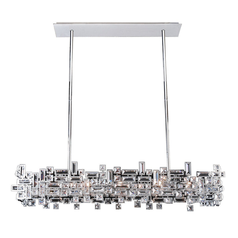 Allegri - 11199-010-SE001 - Eight Light Island Pendant - Vermeer - Chrome