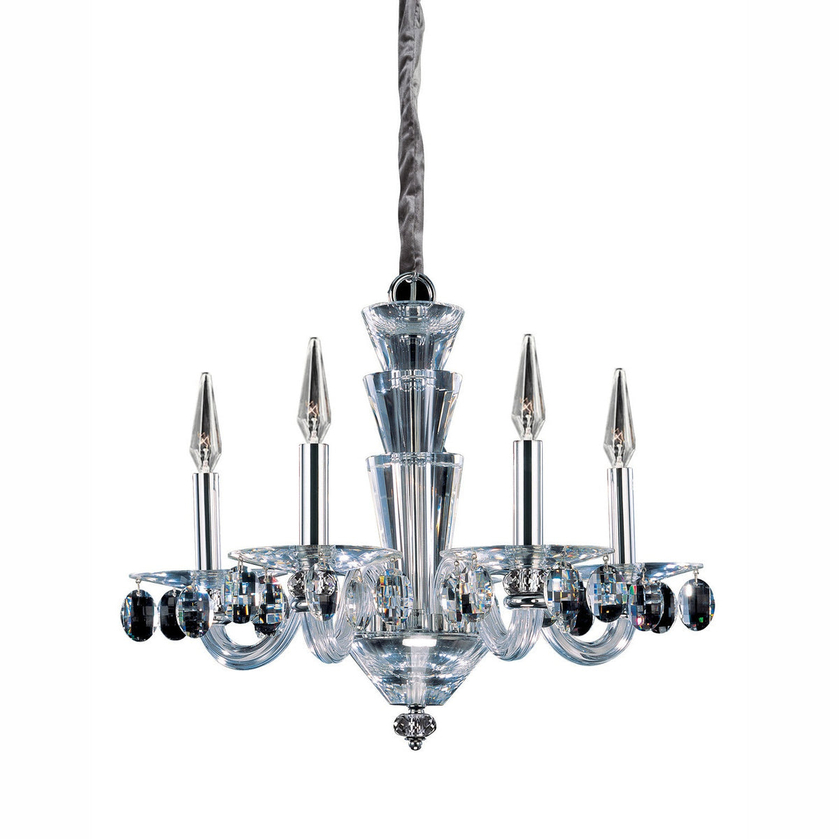 Allegri - 11526-010-FR001 - Five Light Chandelier - Fanshawe - Chrome