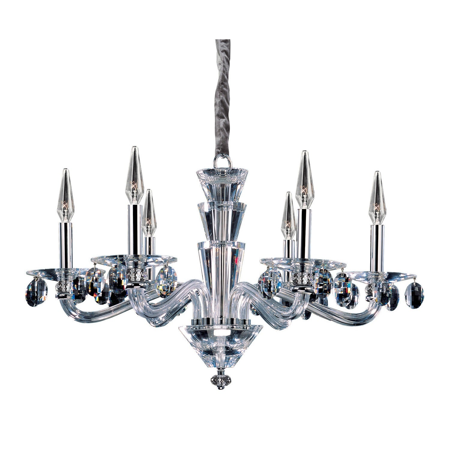 Allegri - 11527-010-FR001 - Six Light Chandelier - Fanshawe - Chrome