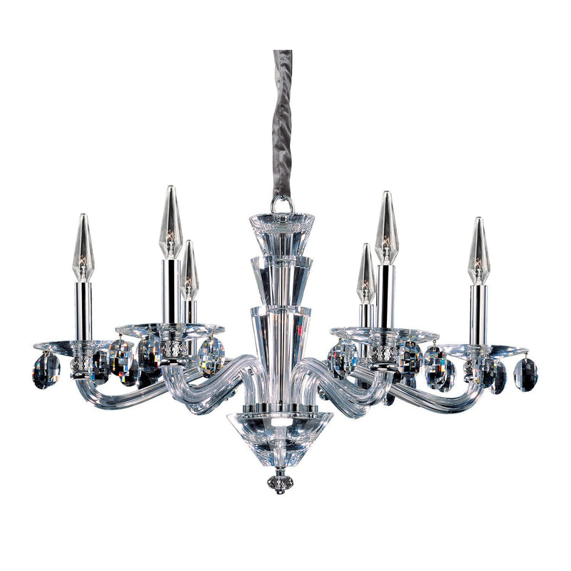 Allegri - 11527-010-FR001 - Six Light Chandelier - Fanshawe - Chrome