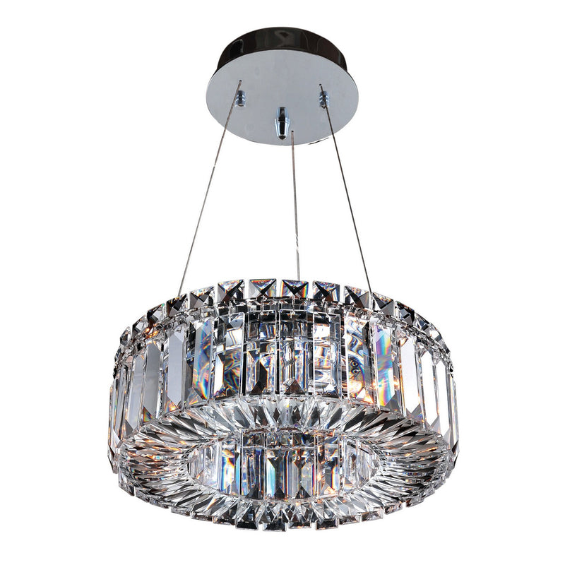 Allegri - 11702-010-FR001 - Three Light Pendant - Rondelle - Chrome