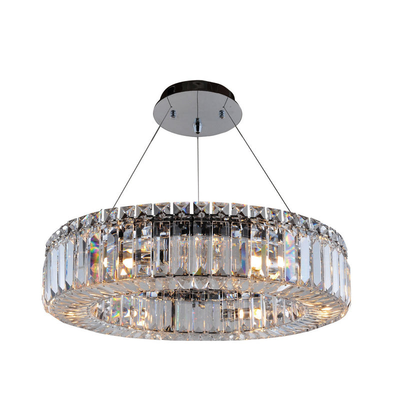 Allegri - 11703-010-FR001 - Six Light Pendant - Rondelle - Chrome
