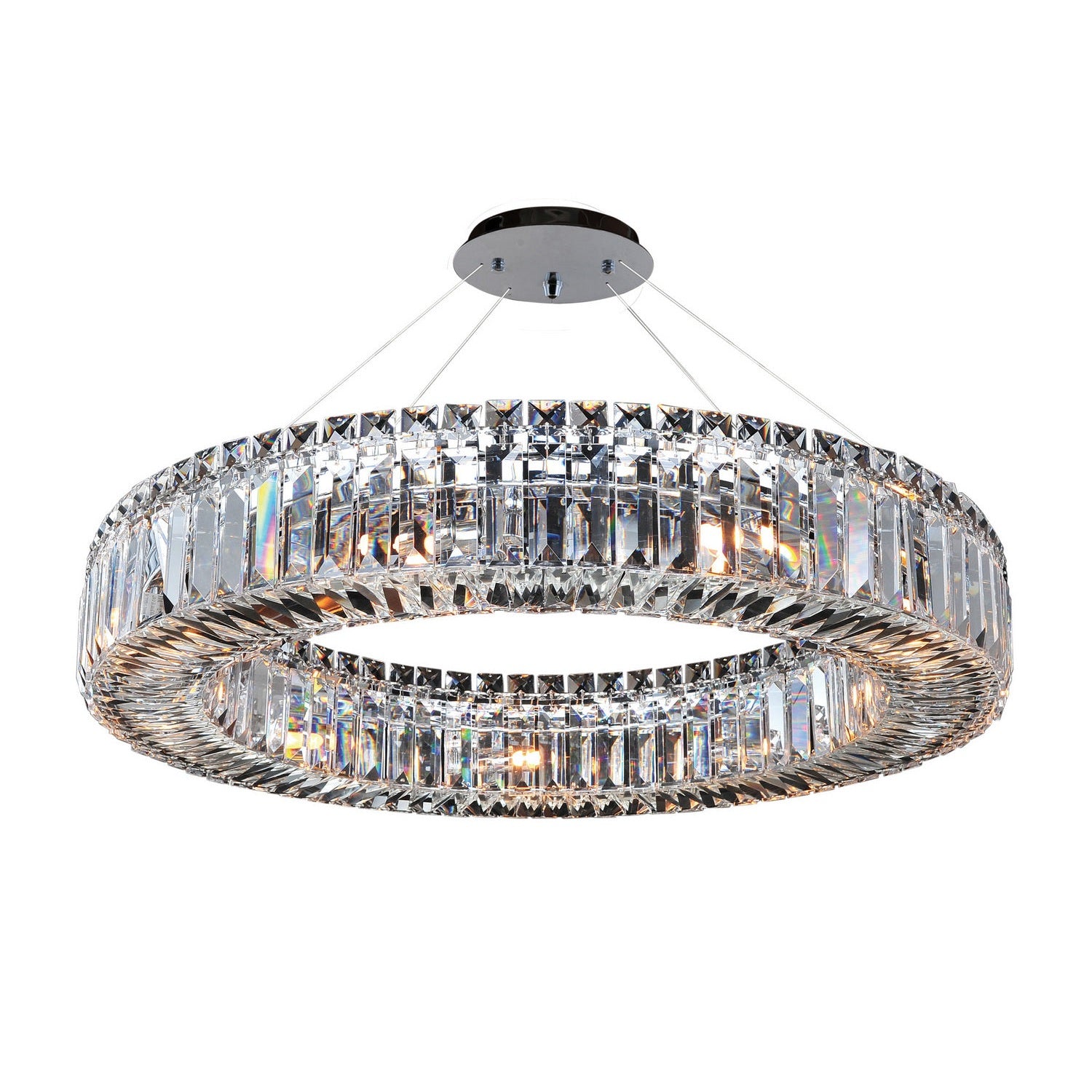 Allegri - 11704-010-FR001 - Nine Light Pendant - Rondelle - Chrome