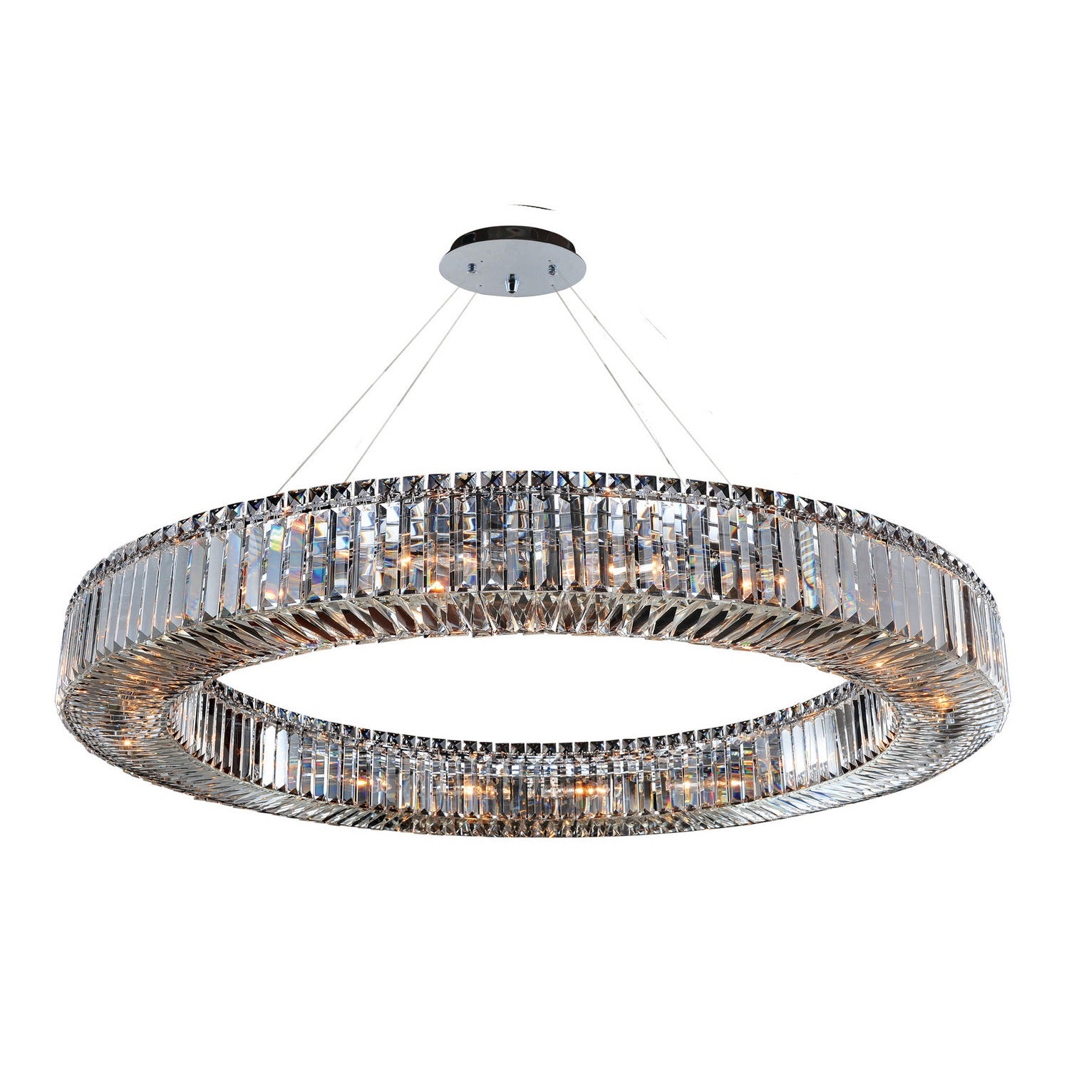 Allegri - 11706-010-FR001 - 18 Light Pendant - Rondelle - Polished Chrome