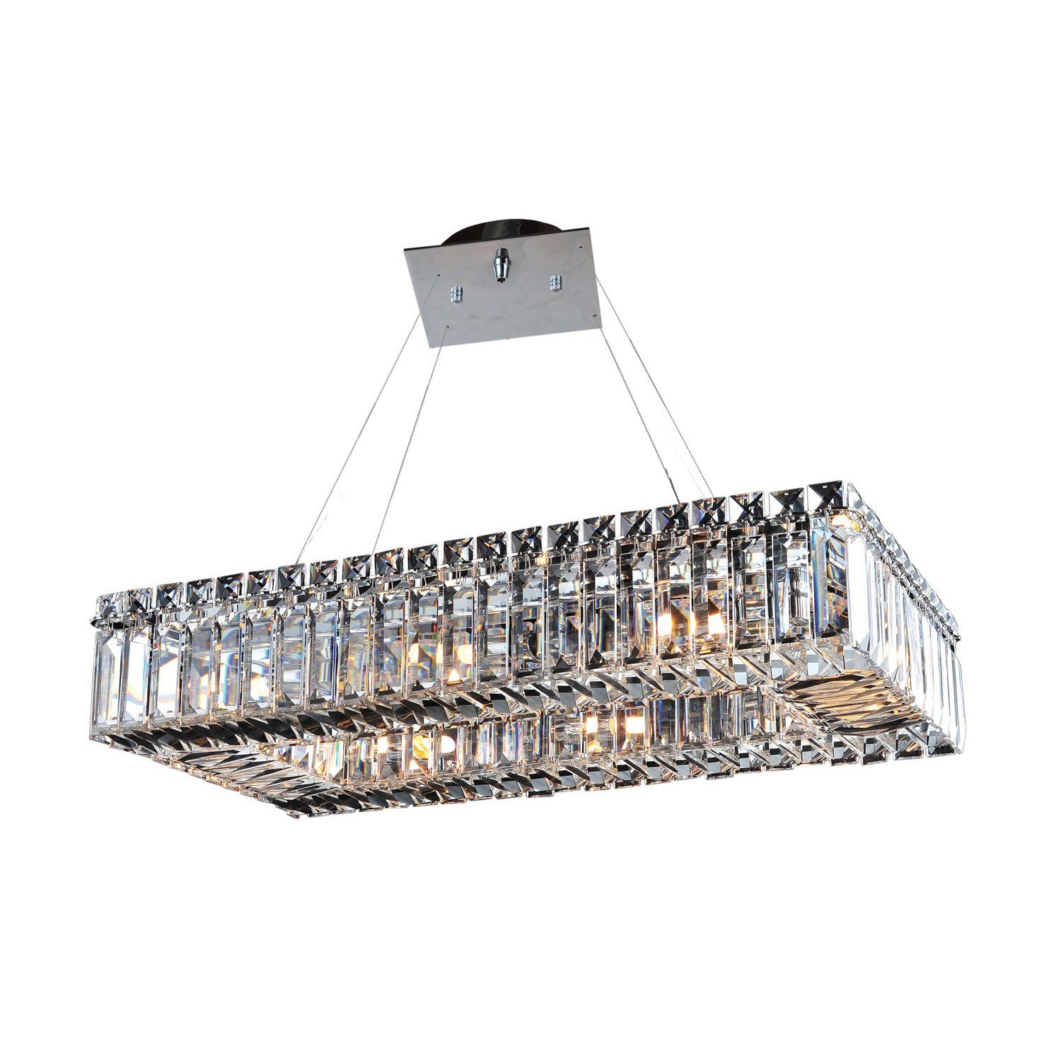 Allegri - 11707-010-FR001 - Eight Light Pendant - Baguette - Chrome
