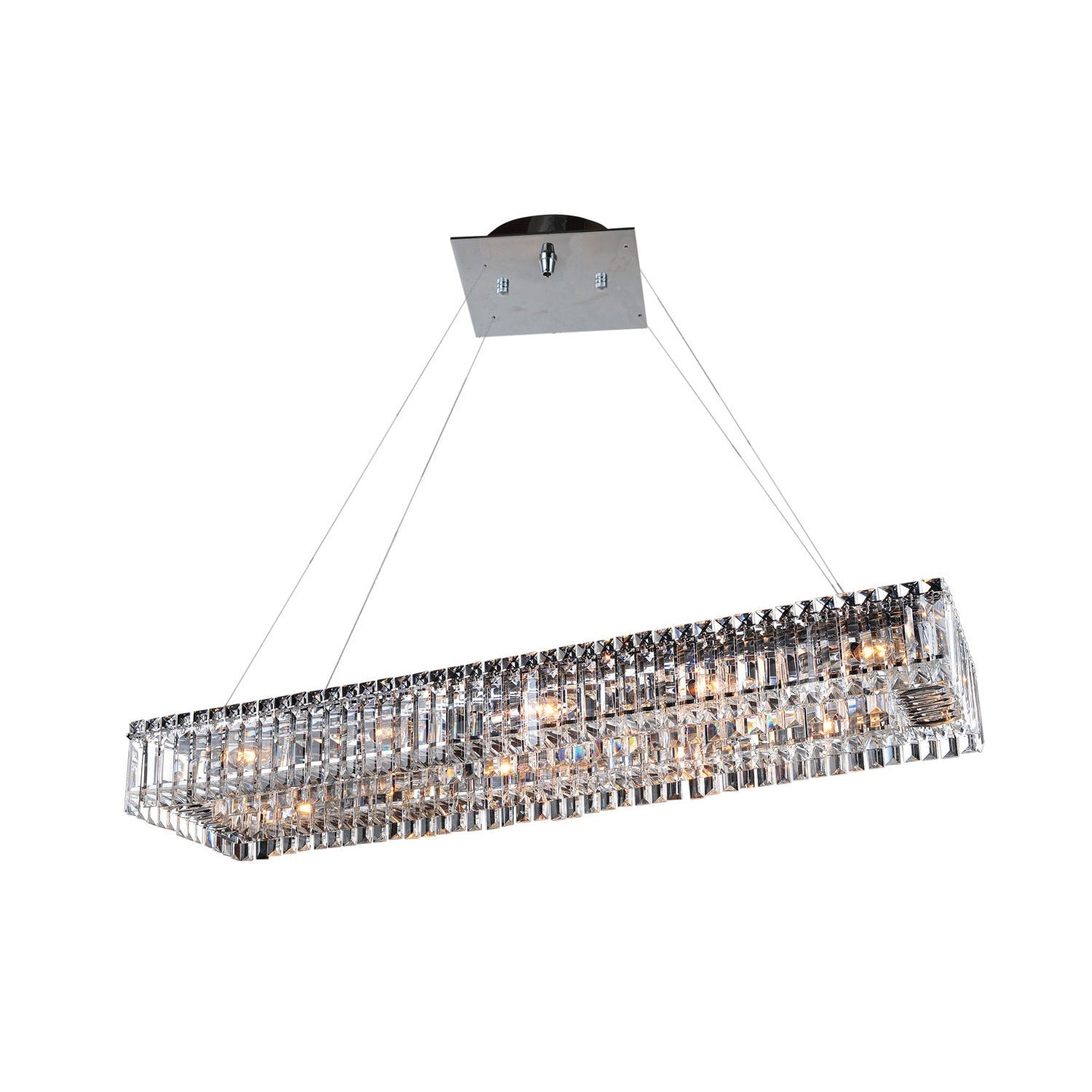 Allegri - 11709-010-FR001 - 12 Light Pendant - Baguette - Polished Chrome