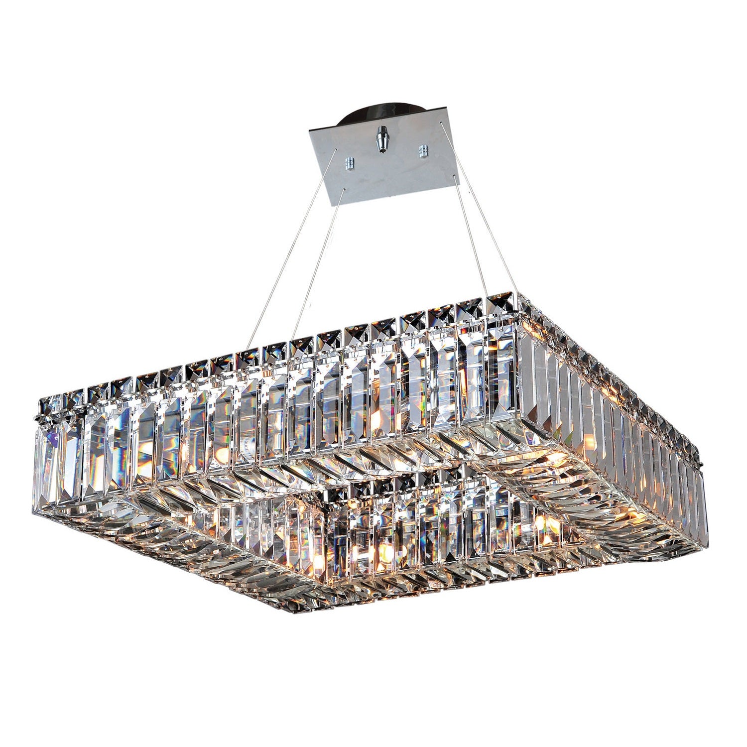 Allegri - 11710-010-FR001 - Eight Light Pendant - Quadro - Chrome