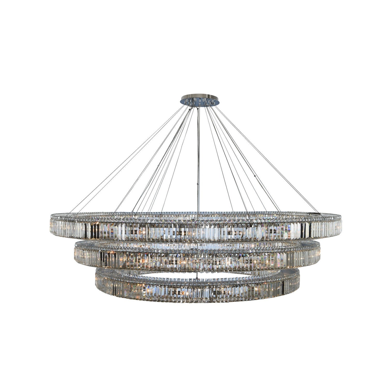 Allegri - 11770-010-FR001 - 39 Light Pendant - Rondelle - Chrome