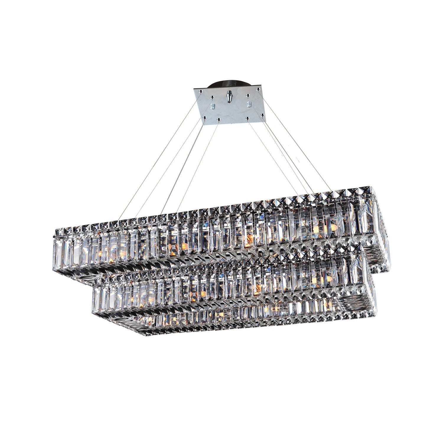 Allegri - 11778-010-FR001 - 26 Light Pendant - Baguette - Chrome