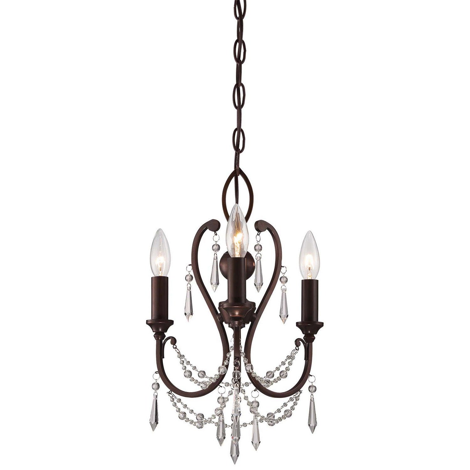Minka-Lavery - 3138-284 - Three Light Mini Chandelier - Vintage Bronze