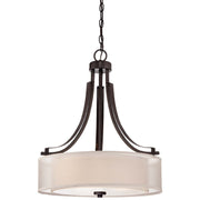 Minka-Lavery - 4104-172 - Three Light Pendant - Parsons Studio - Smoked Iron