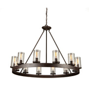 Artcraft - AC10002 - 12 Light Chandelier - Menlo Park - Oil Rubbed Bronze
