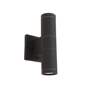 Artcraft - AC8002BK - Two Light Outdoor Wall Mount - Nuevo - Black
