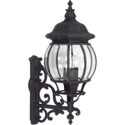Artcraft - AC8490BK - Four Light Outdoor Wall Mount - Classico - Black