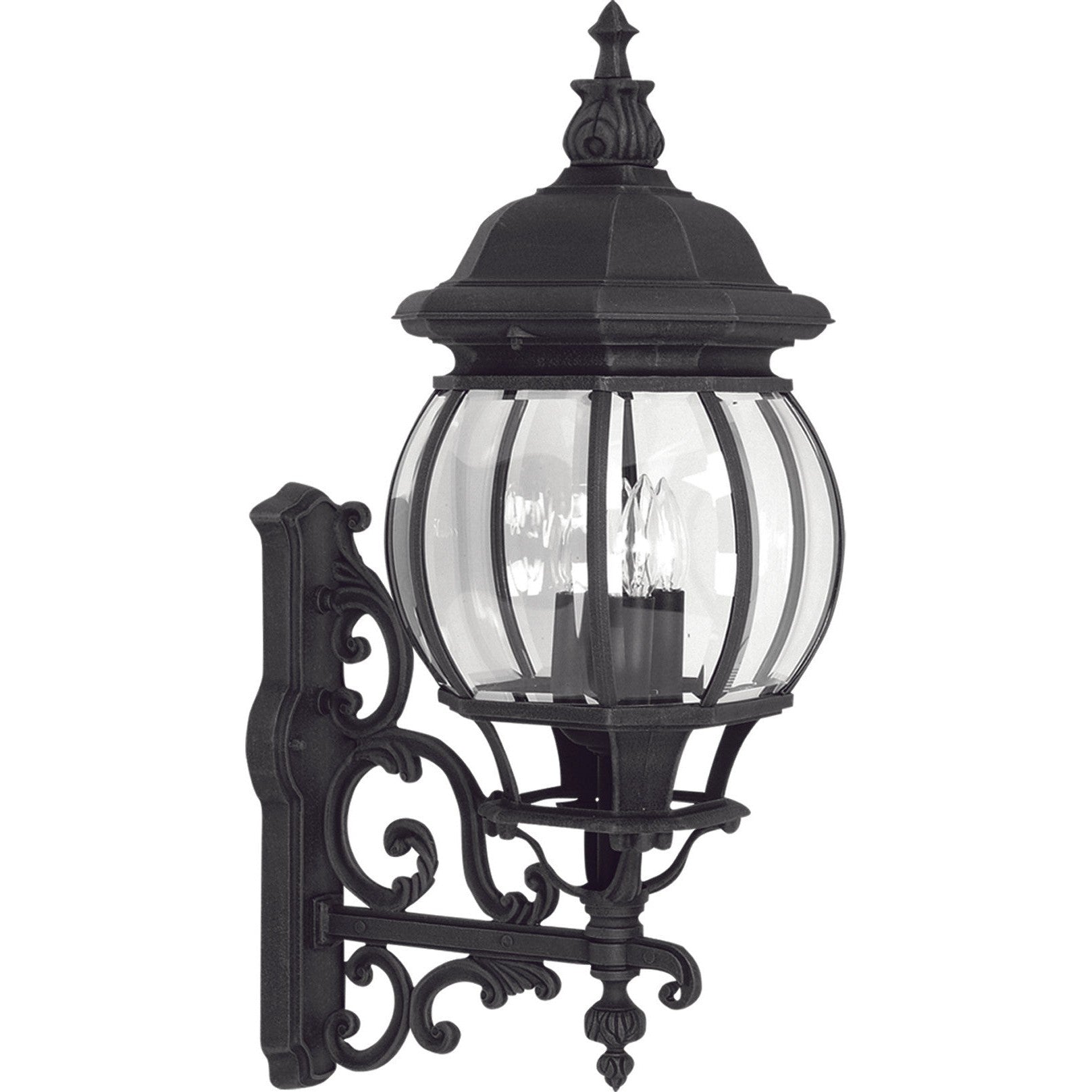 Artcraft - AC8490BK - Four Light Outdoor Wall Mount - Classico - Black
