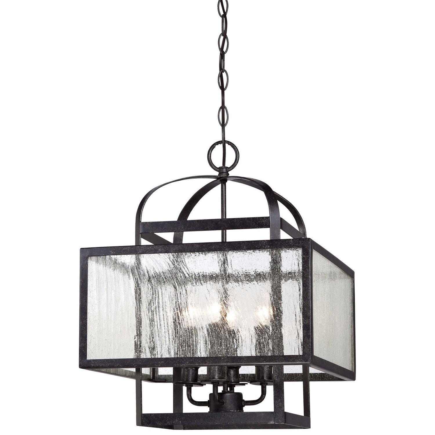 Minka-Lavery - 4875-283 - Four Light Mini Chandelier - Camden Square - Aged Charcoal