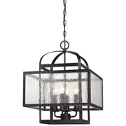 Minka-Lavery - 4875-283 - Four Light Mini Chandelier - Camden Square - Aged Charcoal