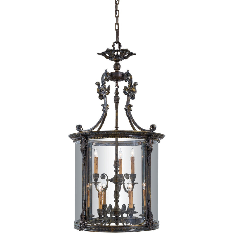 Metropolitan - N3920 - Nine Light Foyer Pendant - Metropolitan - French Oxide