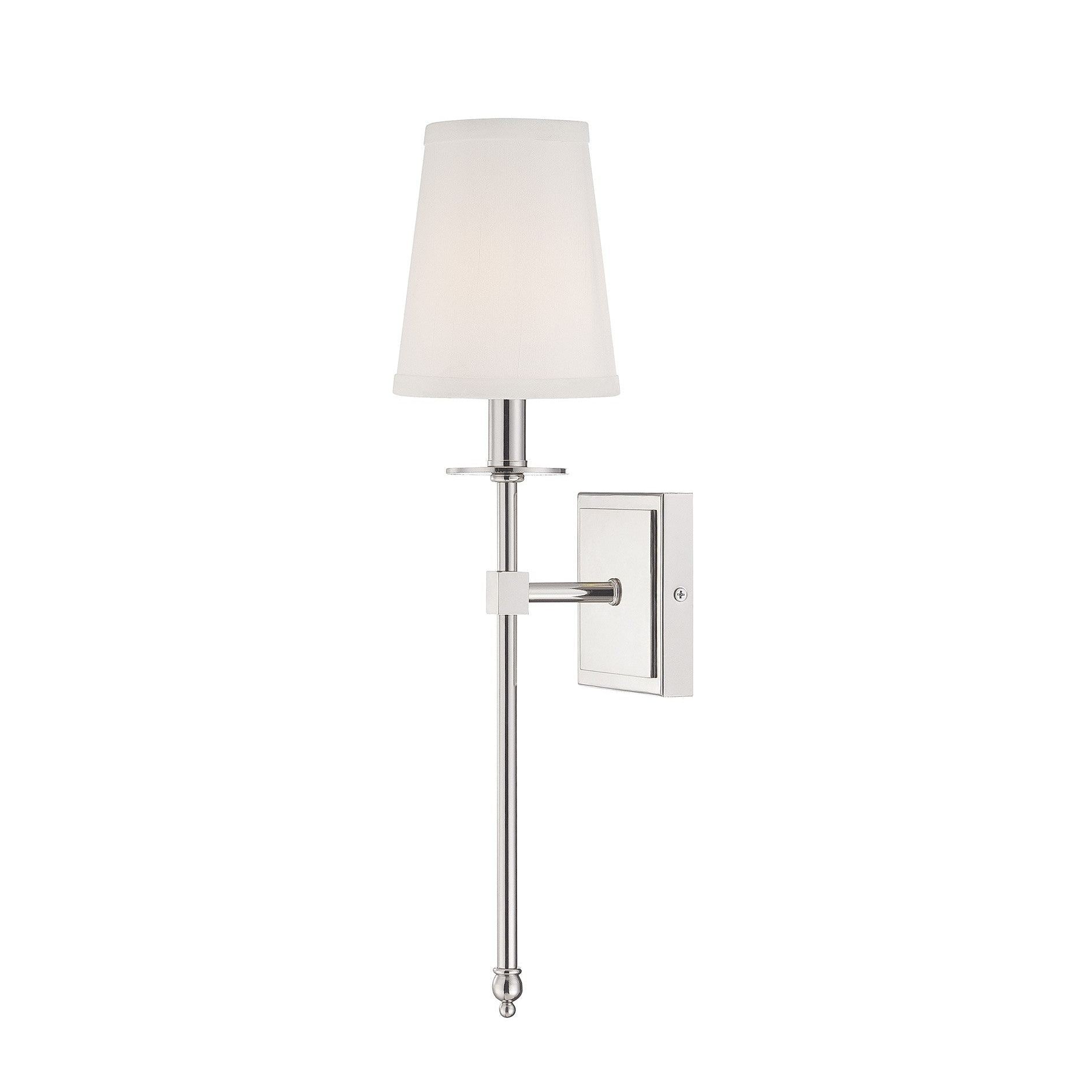 Savoy House - 9-302-1-109 - One Light Wall Sconce - Monroe - Polished Nickel