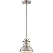 Quoizel - ER1508BN - One Light Mini Pendant - Emery - Brushed Nickel
