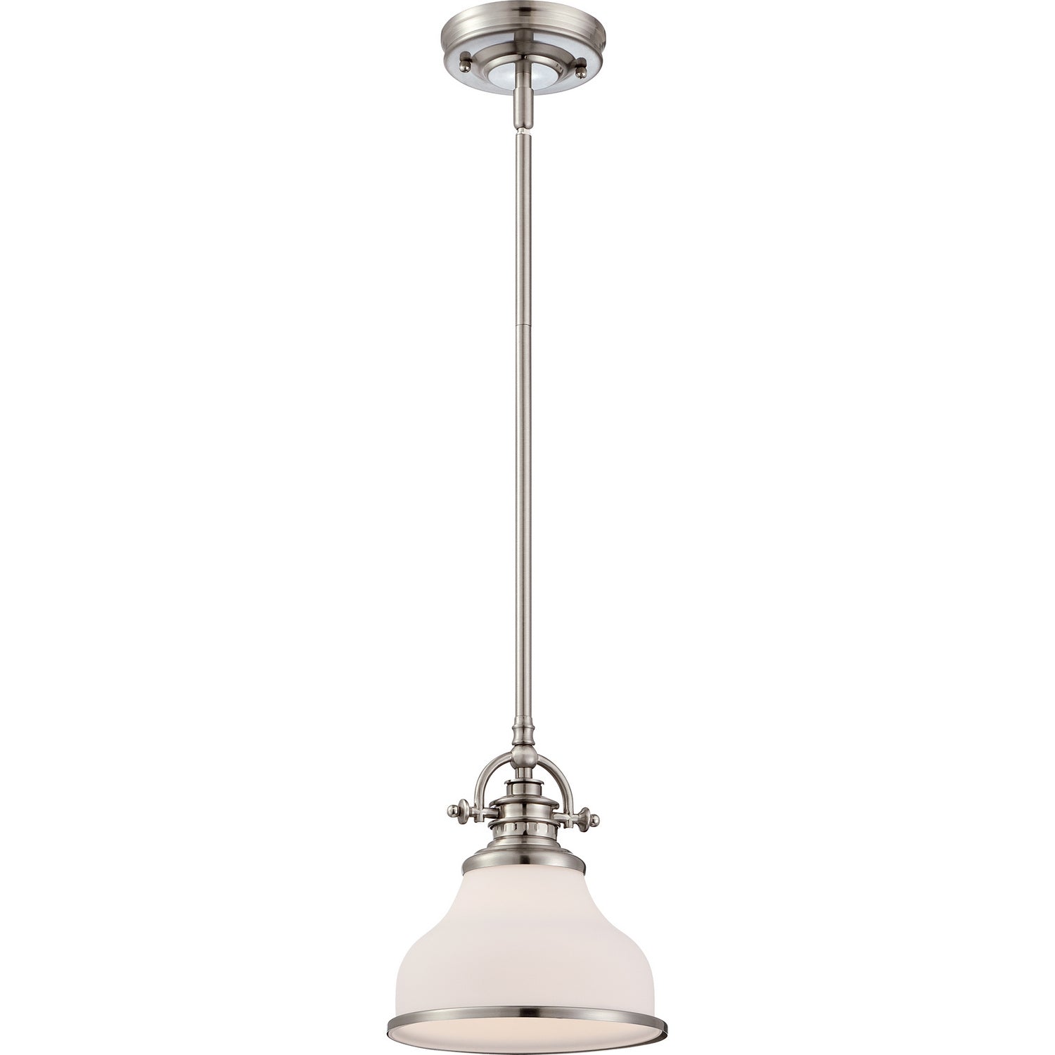 Quoizel - GRT1508BN - One Light Mini Pendant - Grant - Brushed Nickel