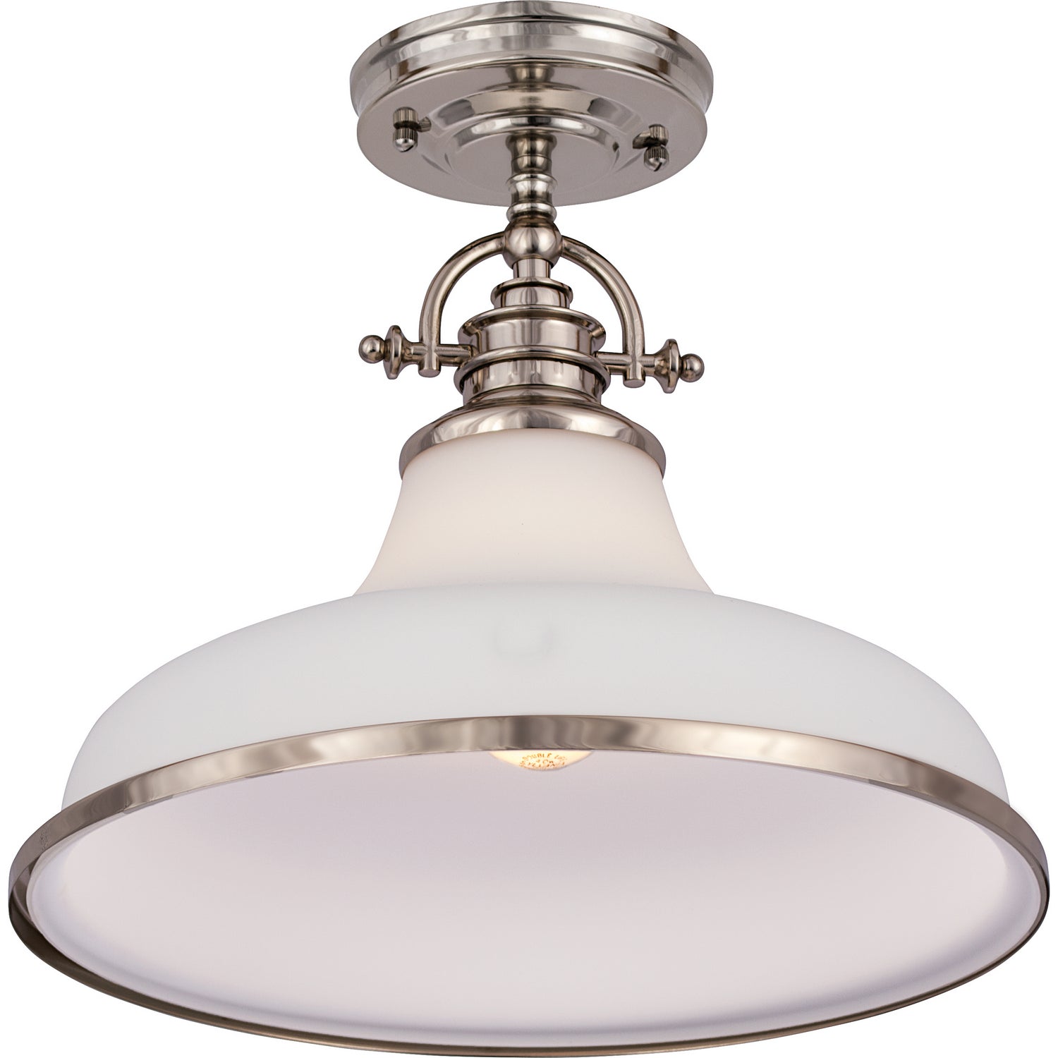 Quoizel - GRT2814BN - One Light Pendant - Grant - Brushed Nickel