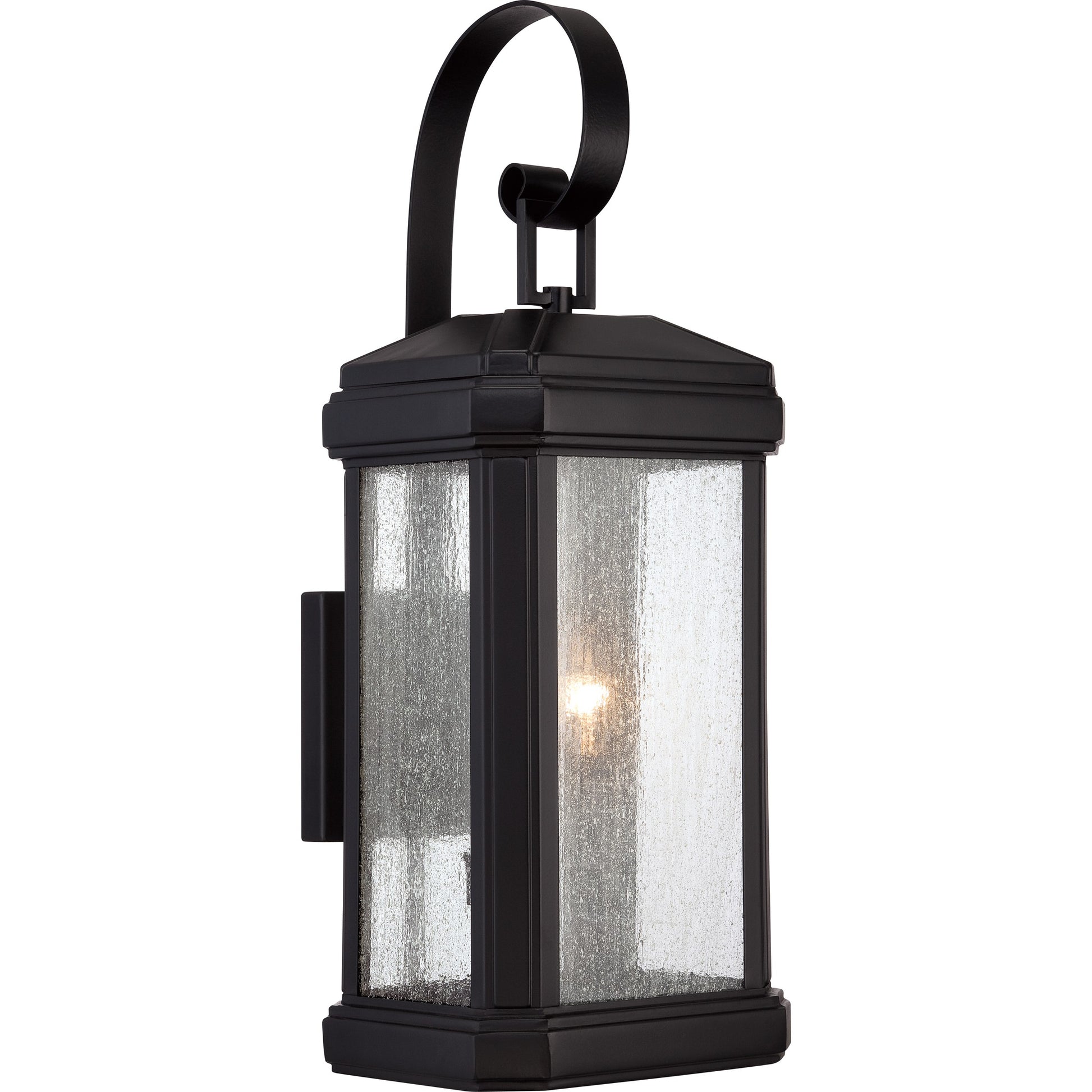 Quoizel - TML8408K - Two Light Outdoor Wall Lantern - Trumbull - Mystic Black