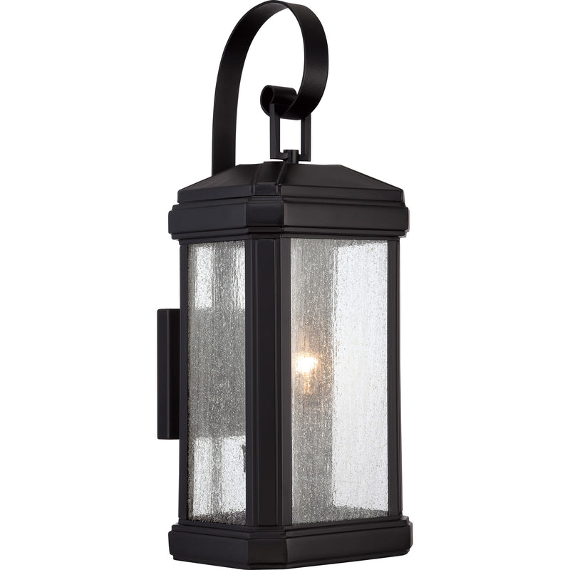Quoizel - TML8408K - Two Light Outdoor Wall Lantern - Trumbull - Mystic Black